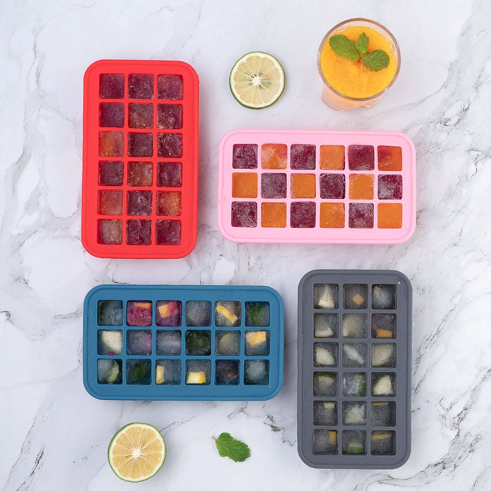 Silicone Ice Cube Tray, Ice Cube Mold For Chilled Drinks Silicone Ice Cube Tray, Ice Cube Mold For Chilled Drinks